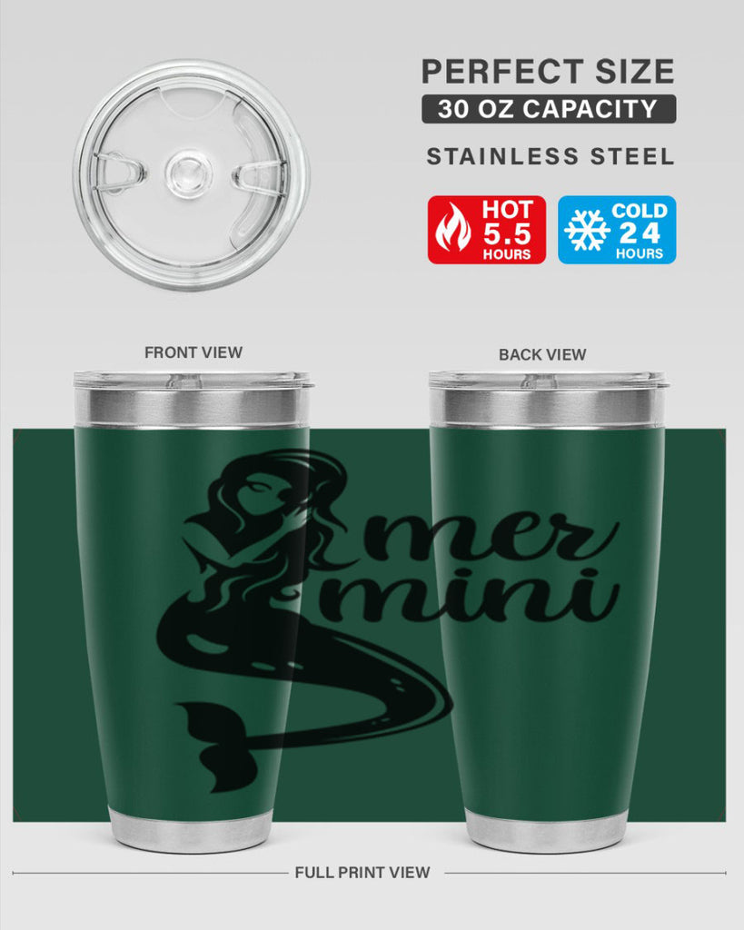 Mer mini 352#- mermaid- Tumbler