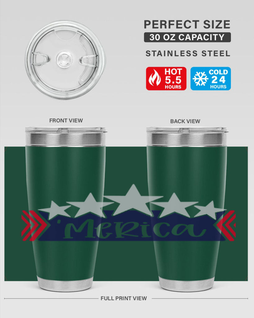 Merica Style 135#- Fourt Of July- Tumbler