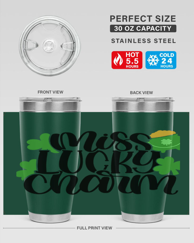 Miss Lucky Charm Style 48#- St Patricks Day- Tumbler