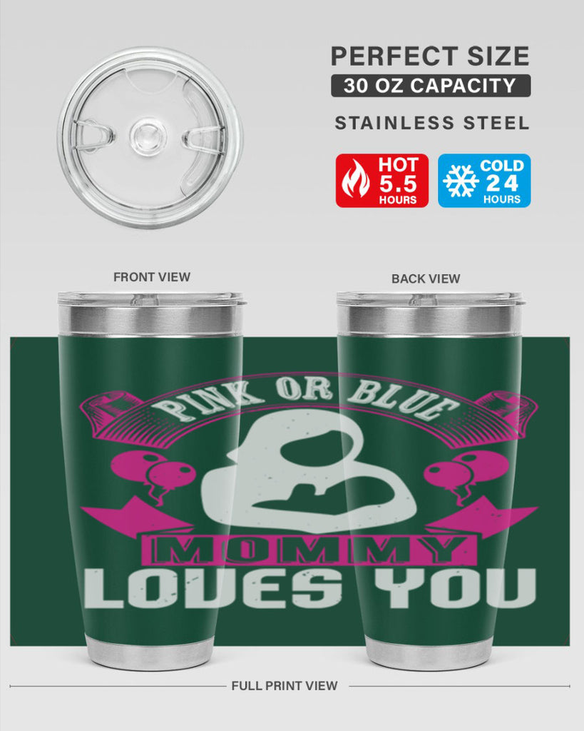 Pink or Blue Monny Loves You Style 178#- baby- tumbler