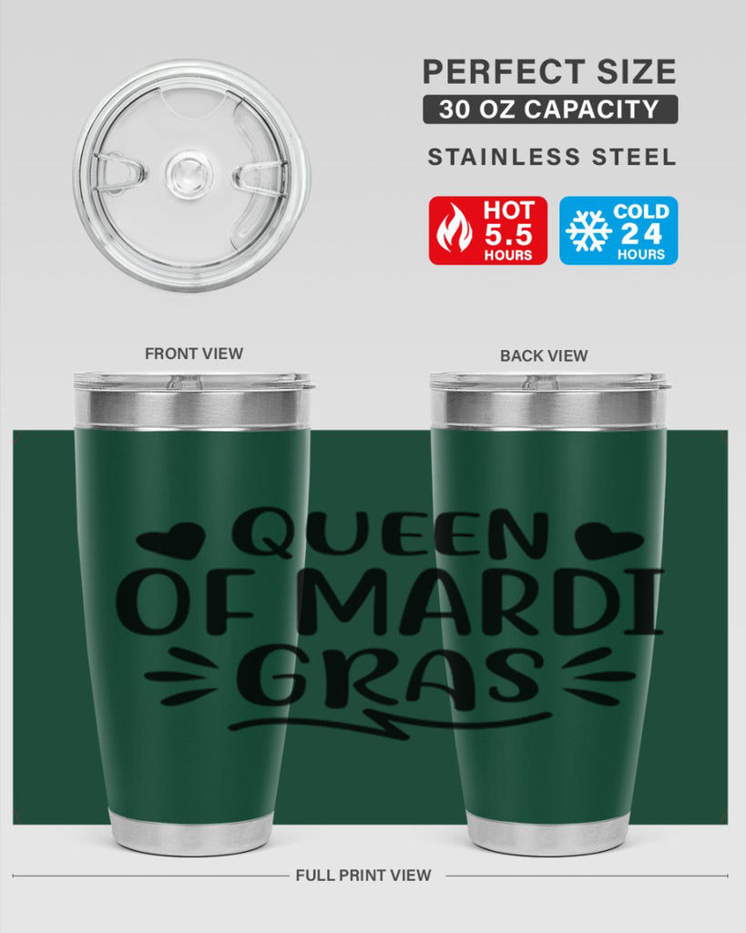 Queen Of Mardi Gras 133#- fashion- Cotton Tank