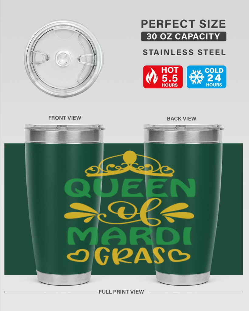 Queen Of Mardi Gras 134#- fashion- Cotton Tank