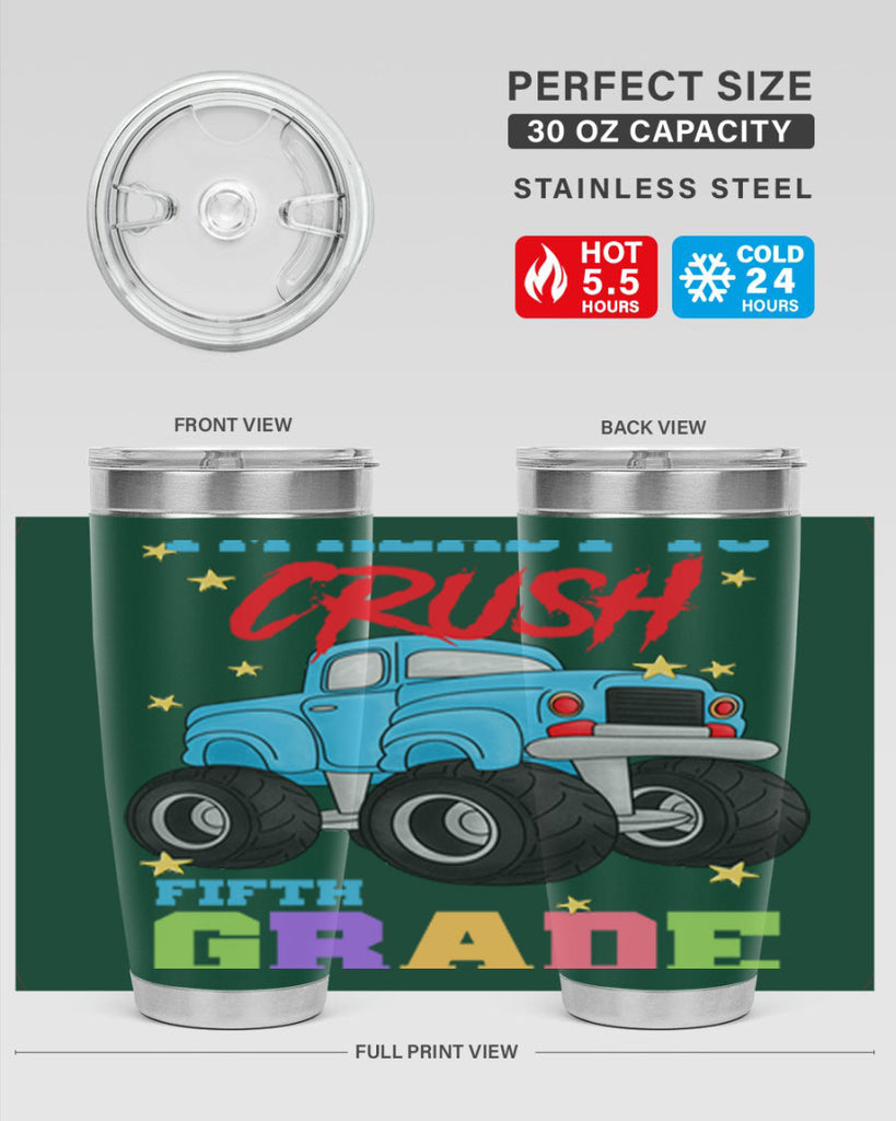 Ready to Crush 5th Grade 22#- 5th grade- Tumbler
