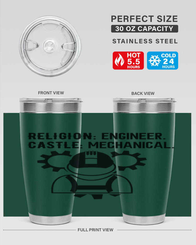 Religion Style 5#- engineer- tumbler