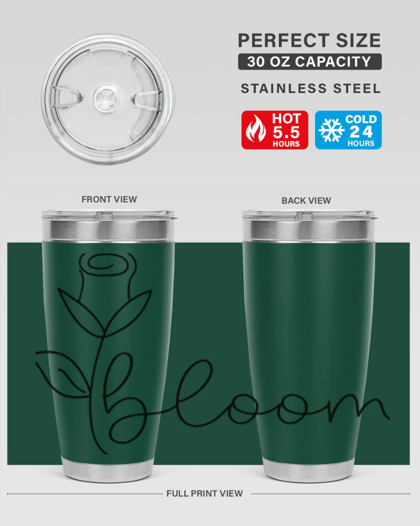 Rosebud line bloom400#- spring- Tumbler