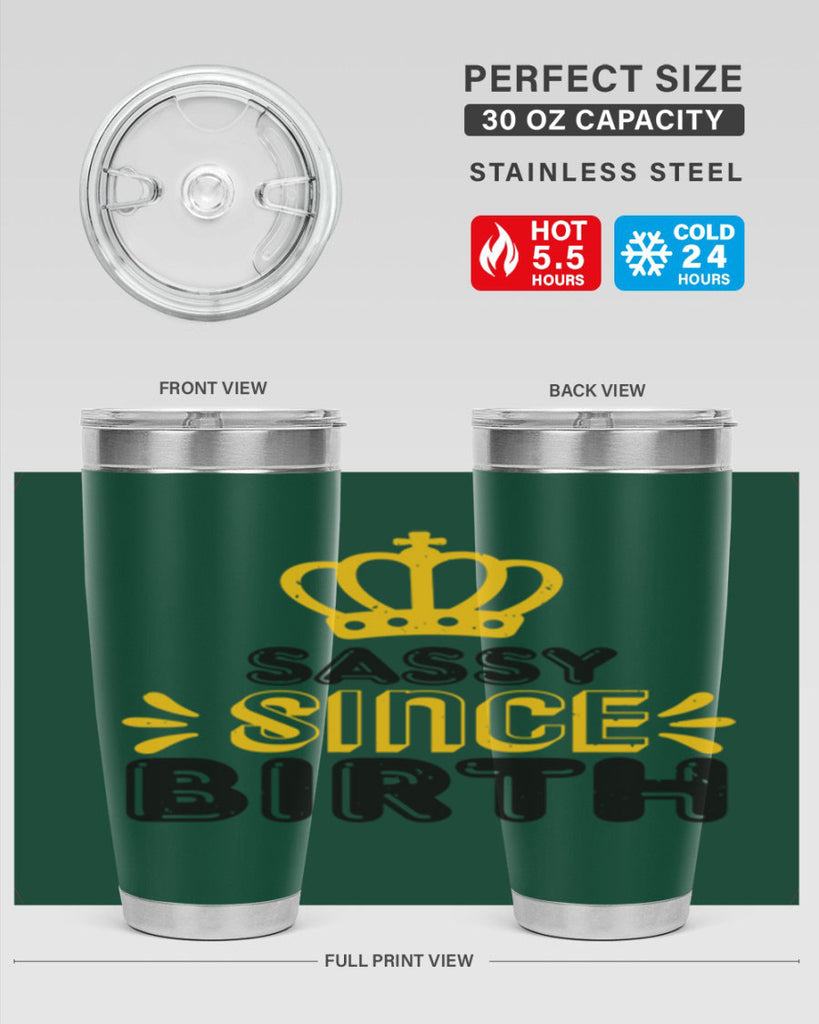 Saddy since birth Style 16#- baby shower- tumbler