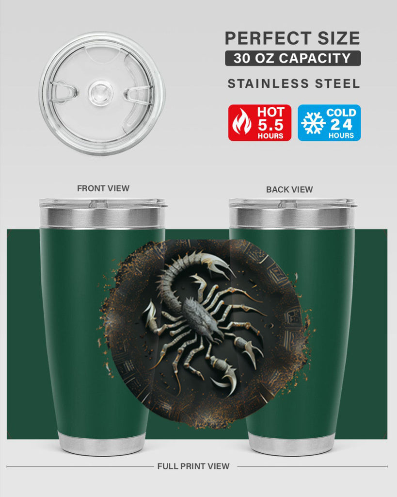 Scorpius 467#- zodiac- Tumbler