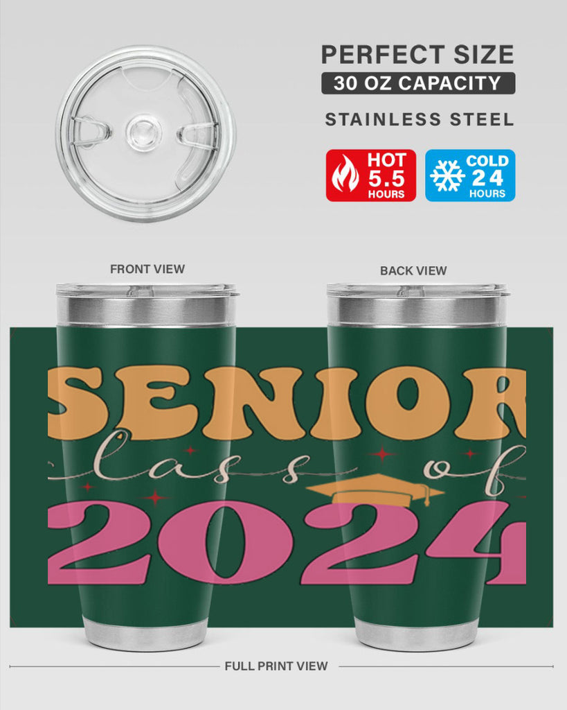 Senior class of 2024 17#- 12th grade- Tumbler
