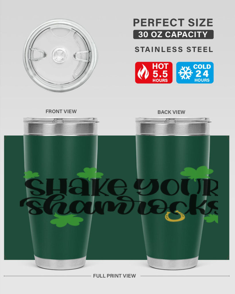Shake Your Shamrocks Style 32#- St Patricks Day- Tumbler