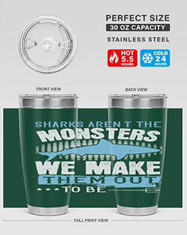 Sharks arent the monsters we make them out to be Style 26#- shark  fish- Tumbler