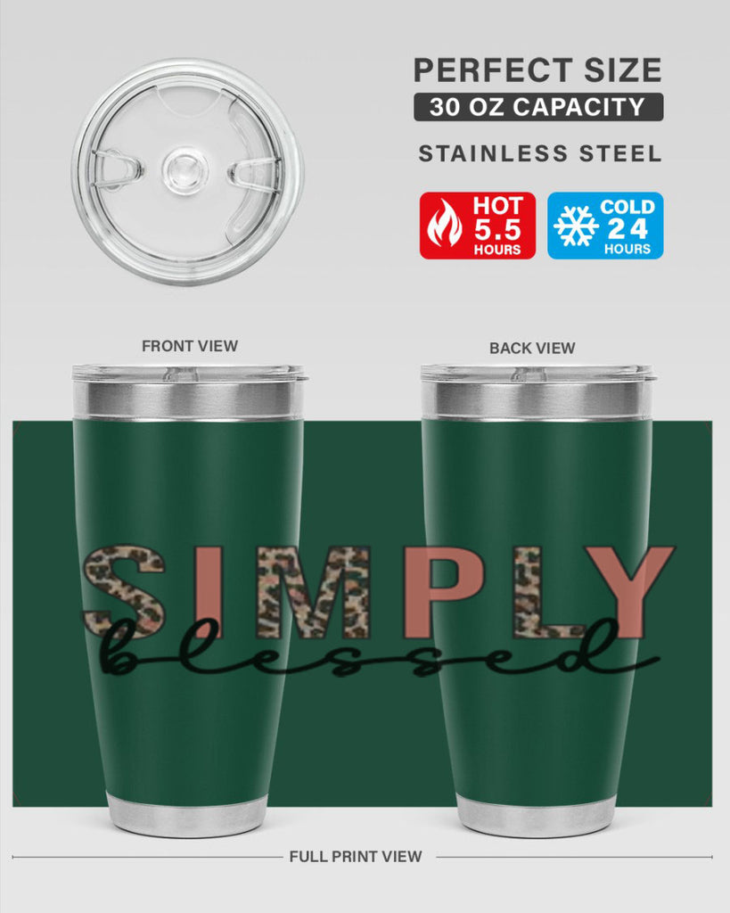 Simply blessed 575#- fall- Tumbler