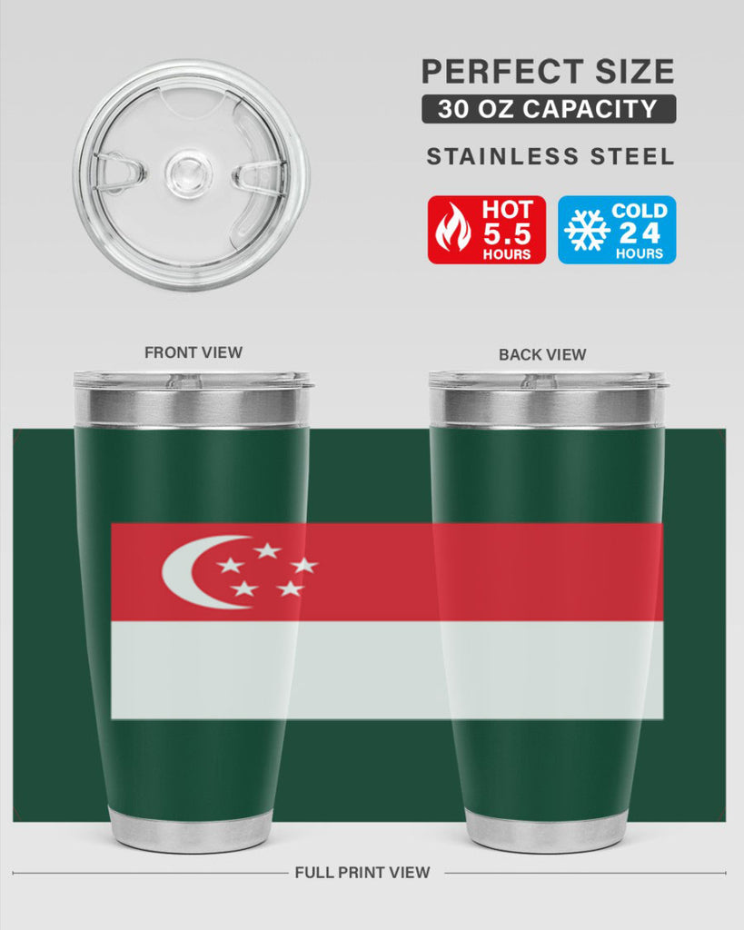Singapore 41#- world flags- Tumbler