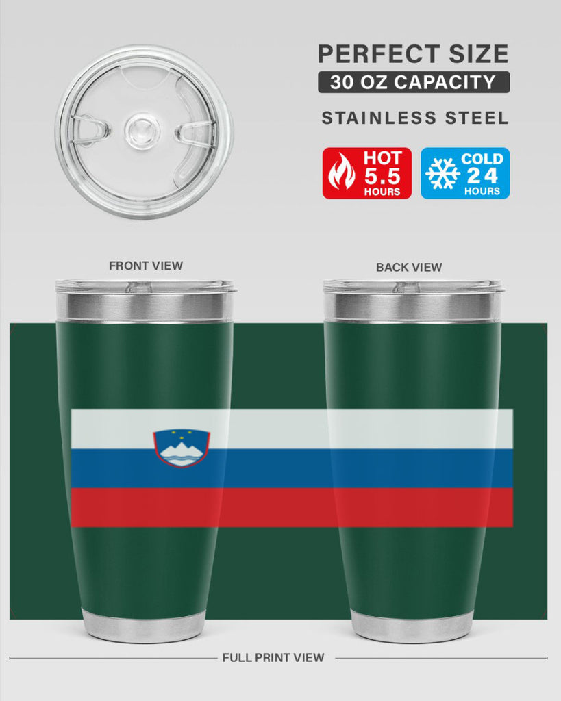 Slovenia 39#- world flags- Tumbler