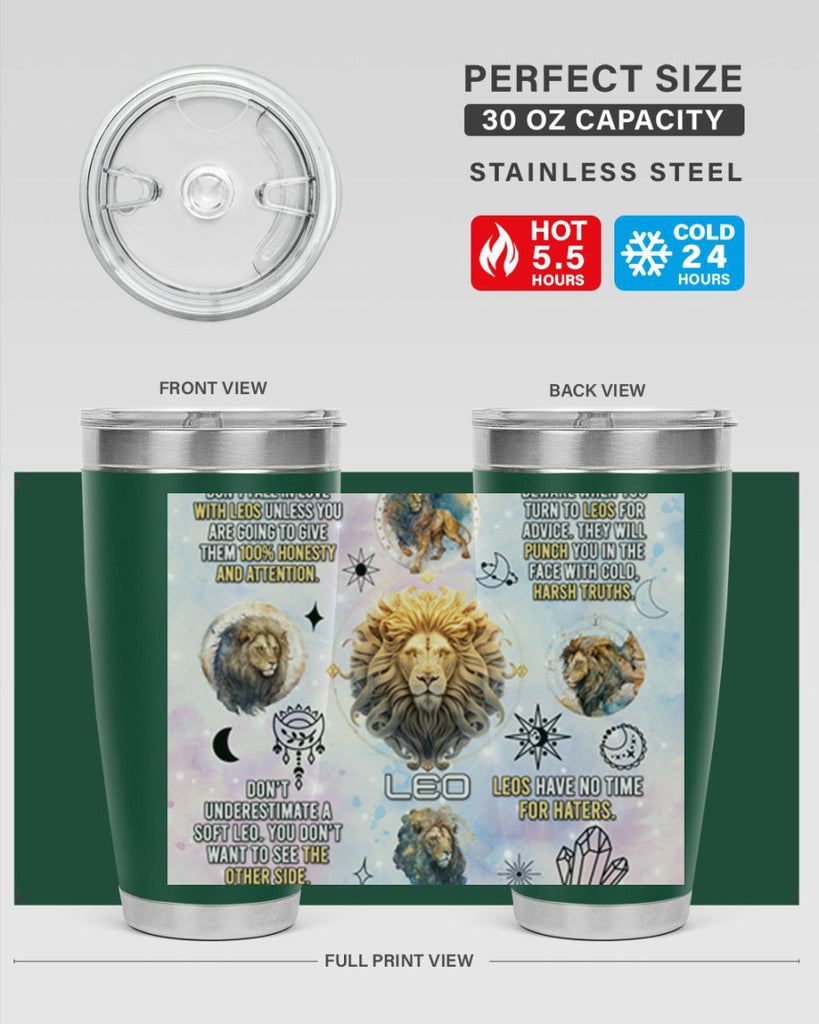 StraightLeo 473#- zodiac- Tumbler
