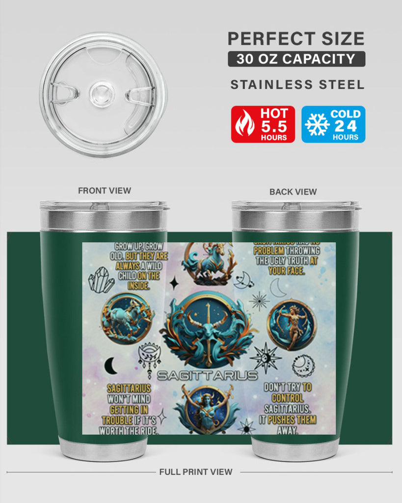 StraightSaggitarius 476#- zodiac- Tumbler