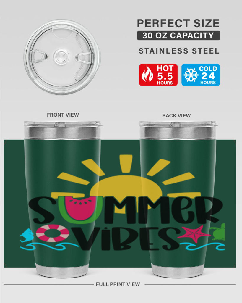 Summer Vibes Style 19#- summer- Tumbler