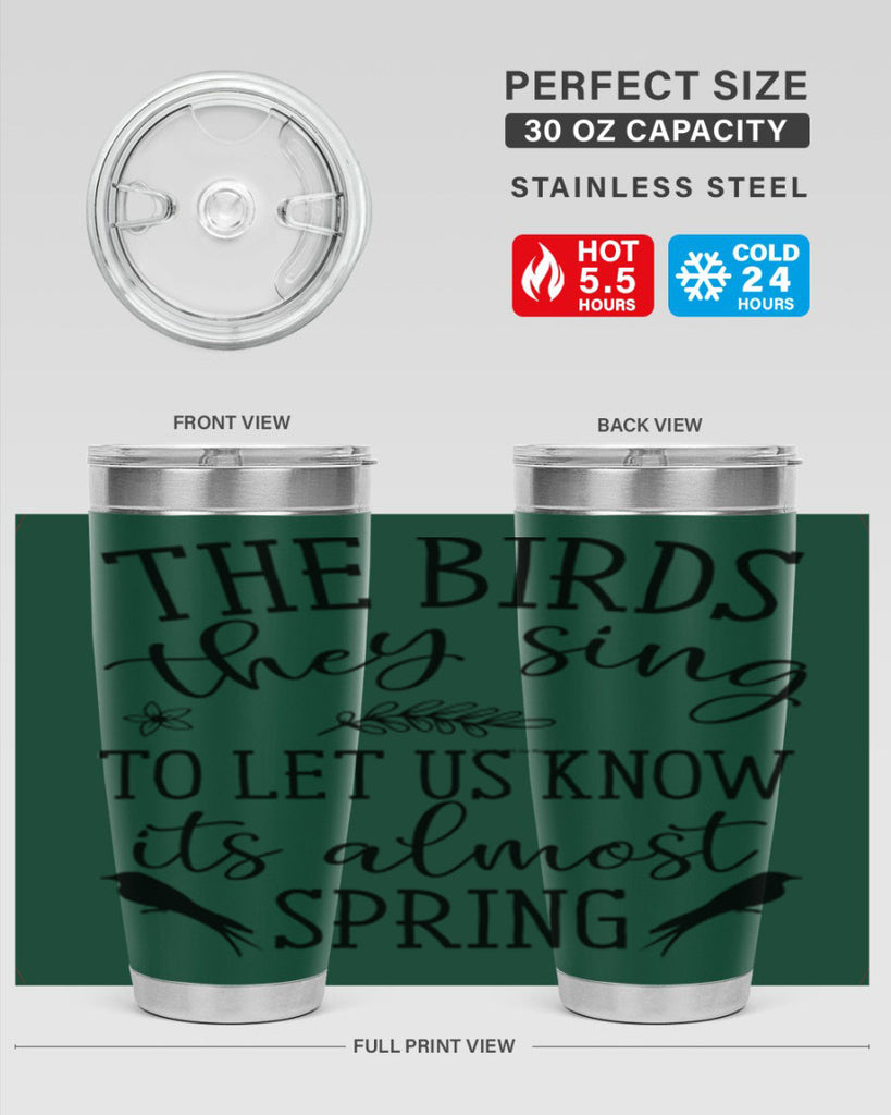 The birds they sing to 543#- spring- Tumbler