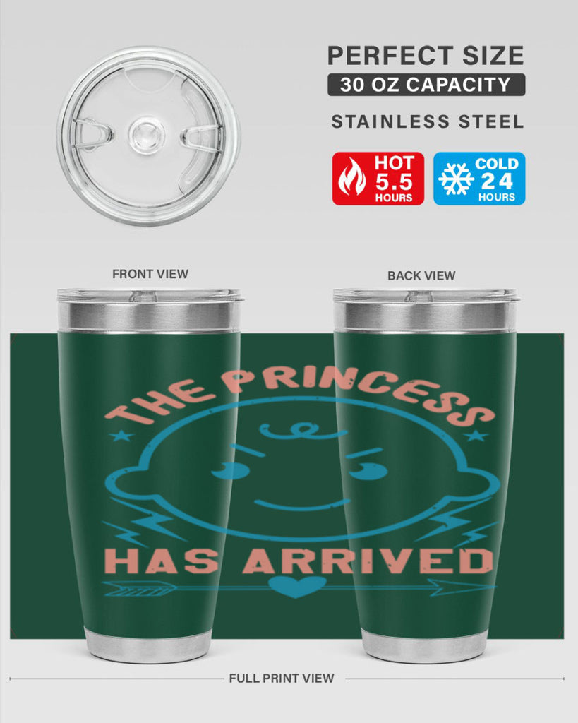 The princess has arrived Style 10#- baby shower- tumbler