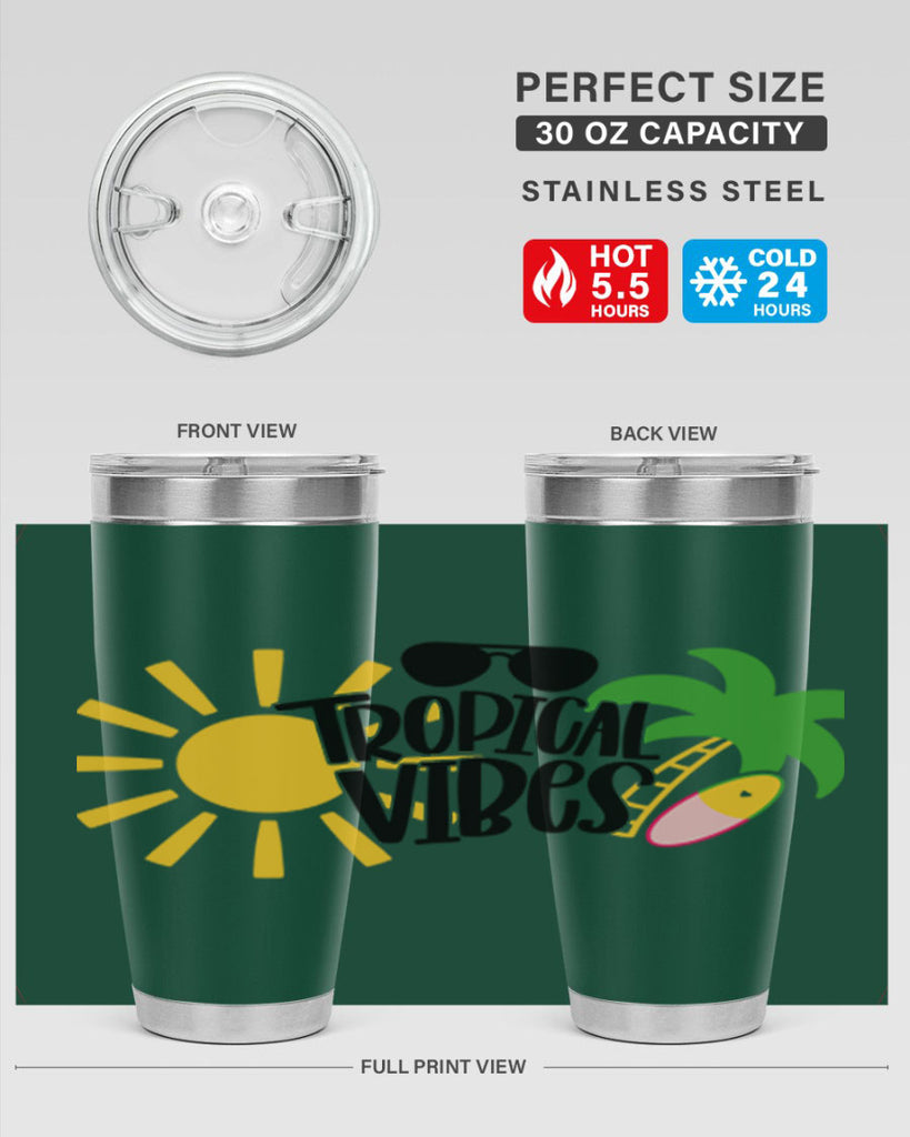 Tropical Vibes Style 9#- summer- Tumbler