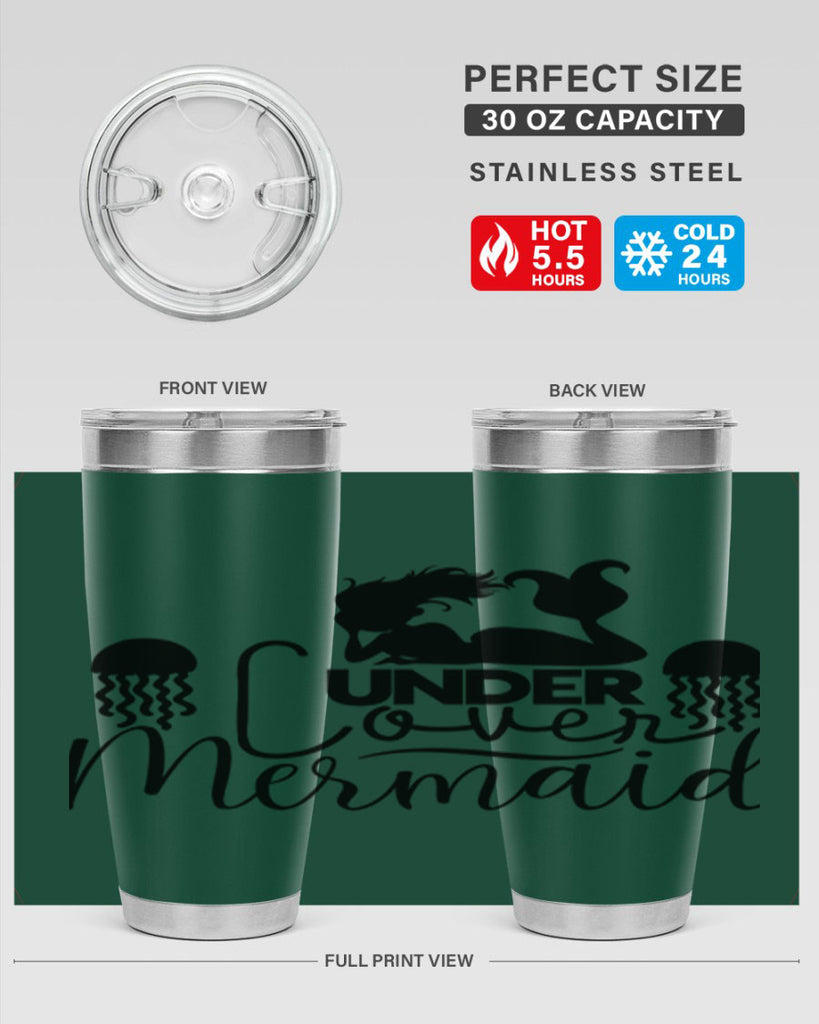 Under Cover Mermaid 642#- mermaid- Tumbler