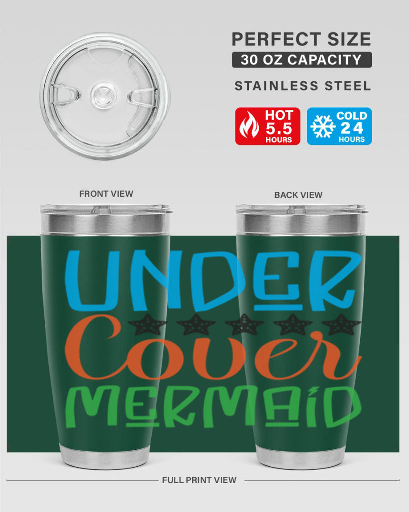 Under Cover Mermaid 648#- mermaid- Tumbler