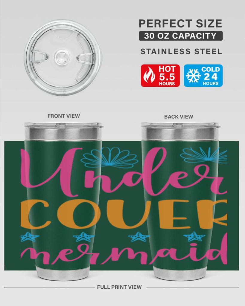 Under Cover Mermaid Design 653#- mermaid- Tumbler