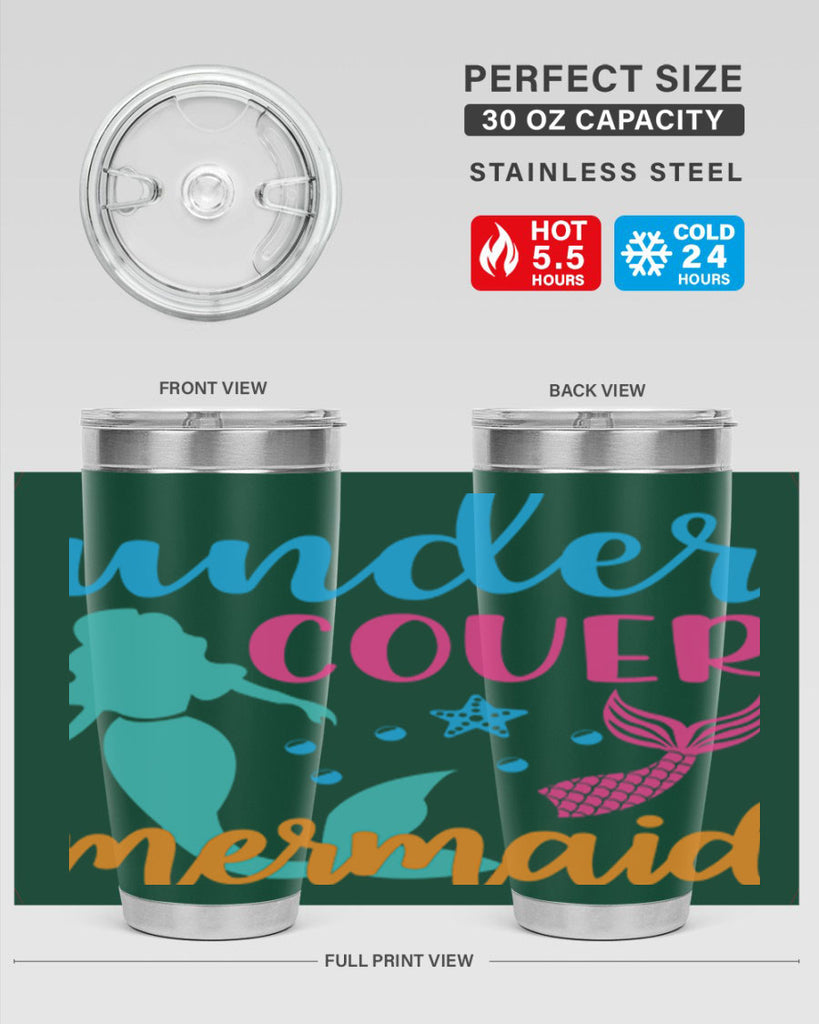 Under Cover Mermaid Design 654#- mermaid- Tumbler