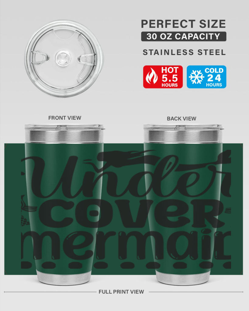 Under cover mermaid 649#- mermaid- Tumbler