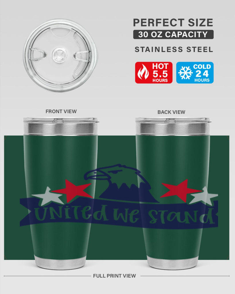 United We Stand Style 178#- Fourt Of July- Tumbler