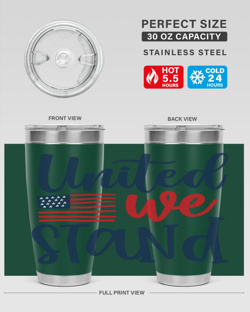 United we stand Style 9#- Fourt Of July- Tumbler