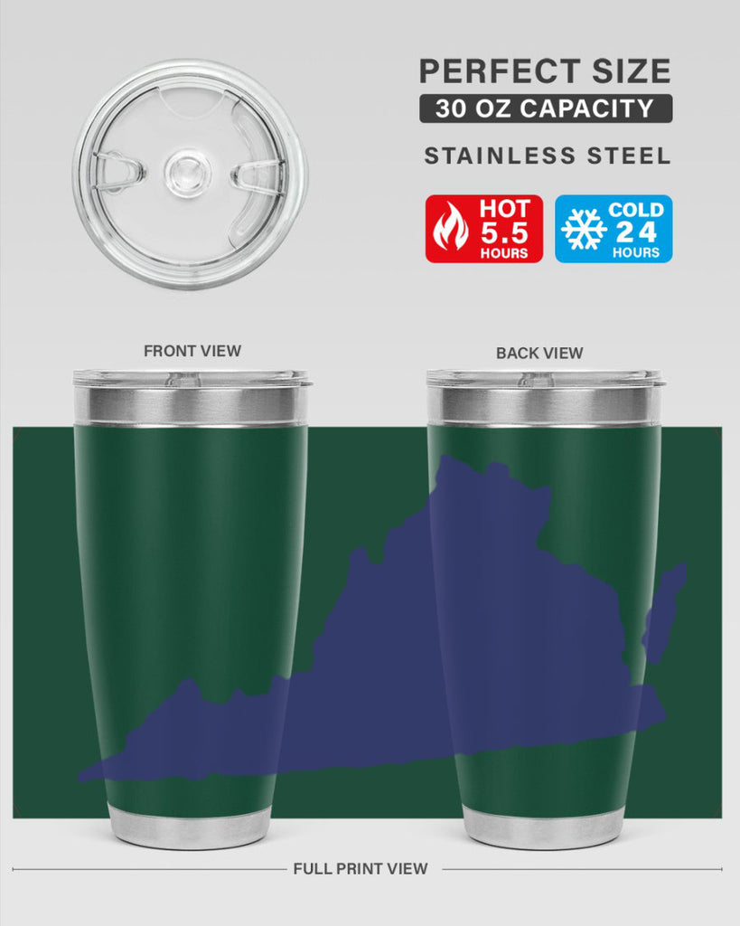 Virginia 5#- stateflags- Tumbler