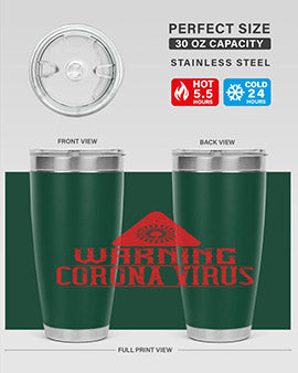 Warning corona virus one Style 18#- corona virus- Tumbler