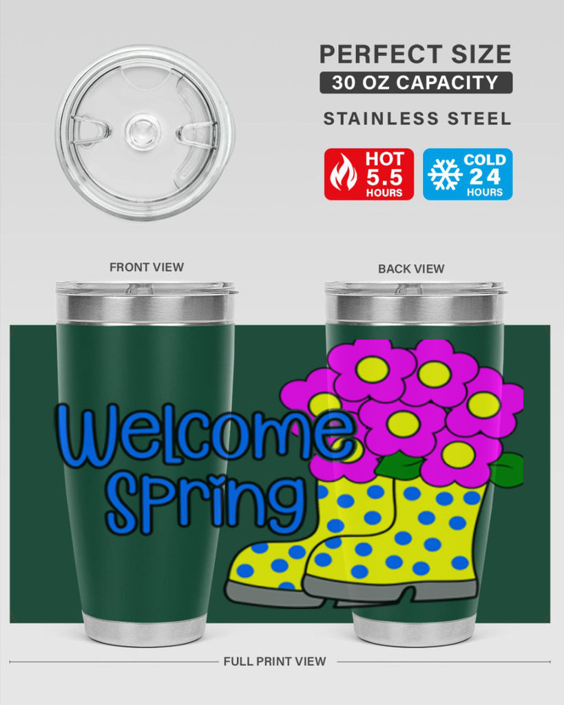 Welcome Spring rainboots page577#- spring- Tumbler