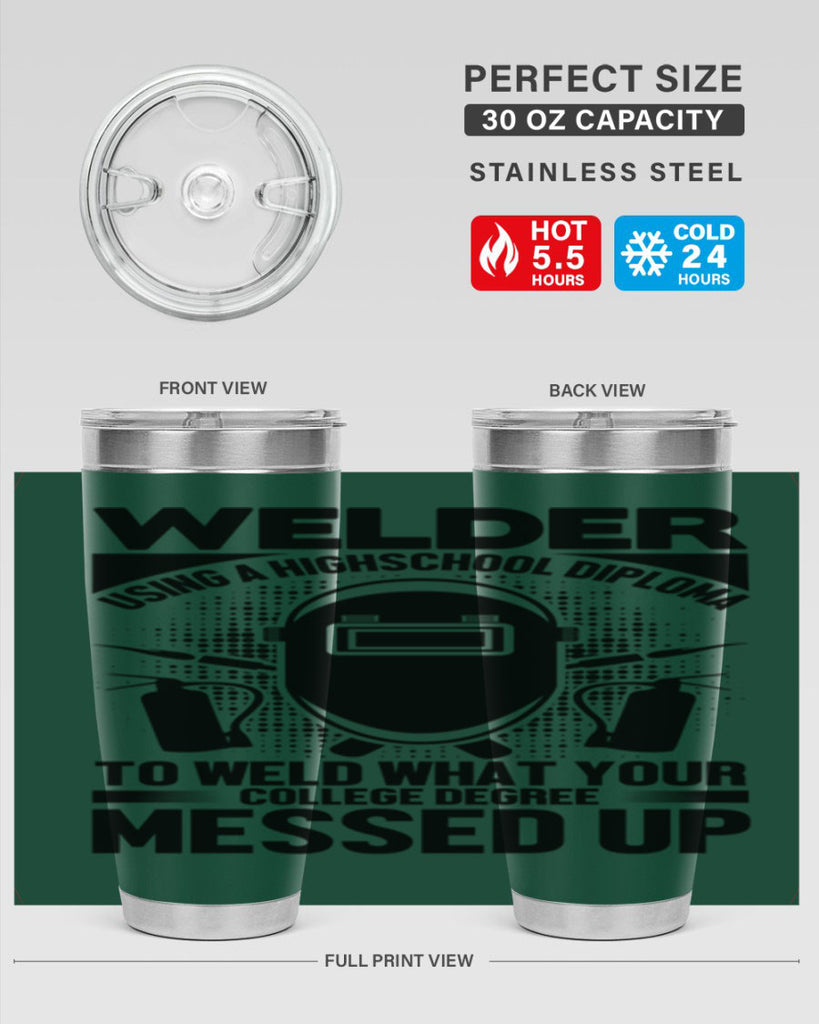 Welder using Style 3#- welder- tumbler