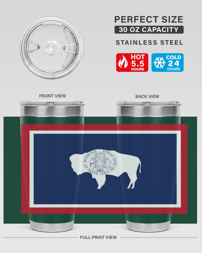 Wyoming 1#- stateflags- Tumbler