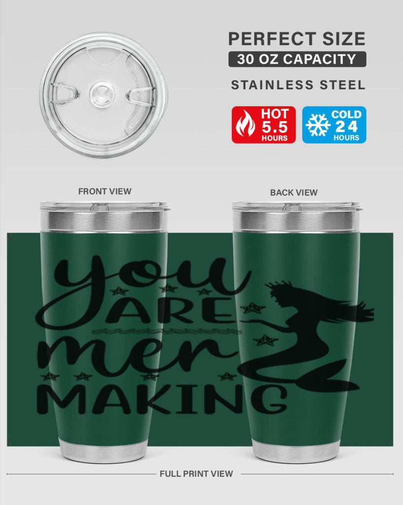 You are mer making 684#- mermaid- Tumbler