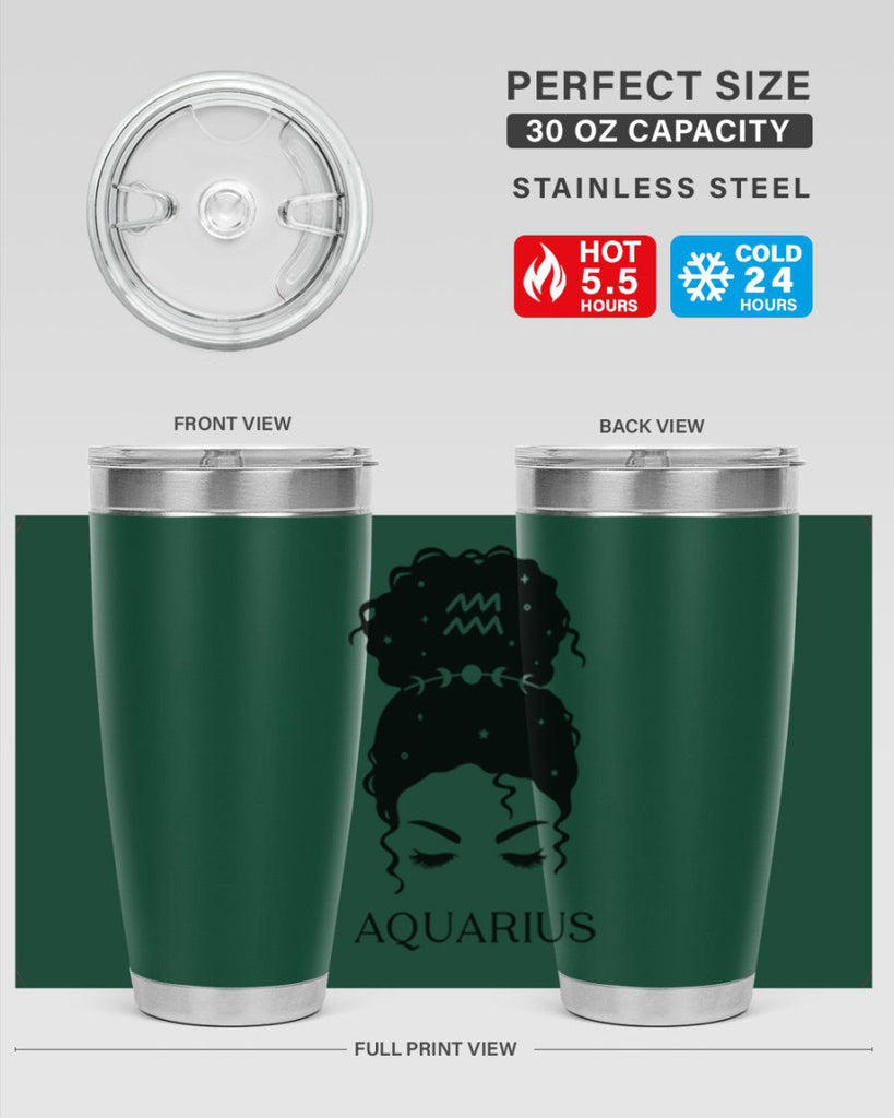 aquarius 81#- zodiac- Tumbler