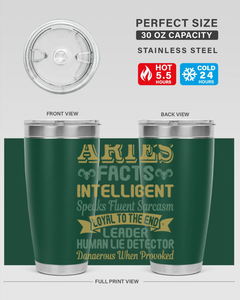 aries 123#- zodiac- Tumbler
