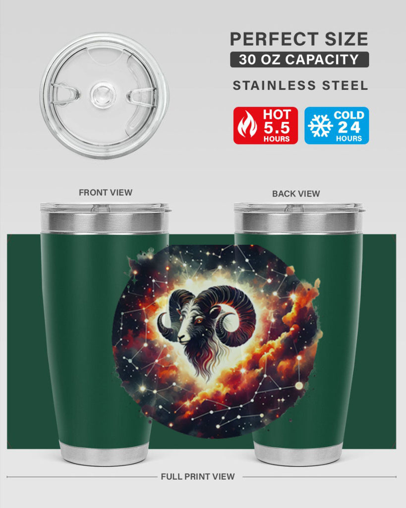 aries 126#- zodiac- Tumbler