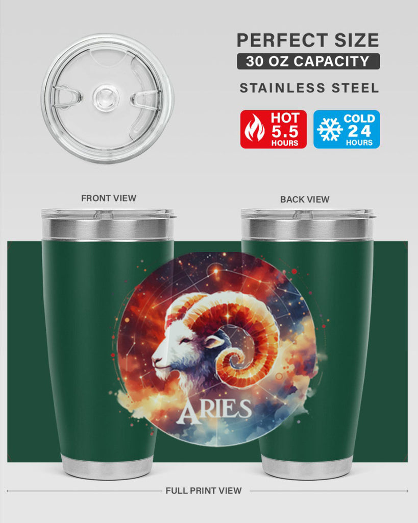 aries 128#- zodiac- Tumbler