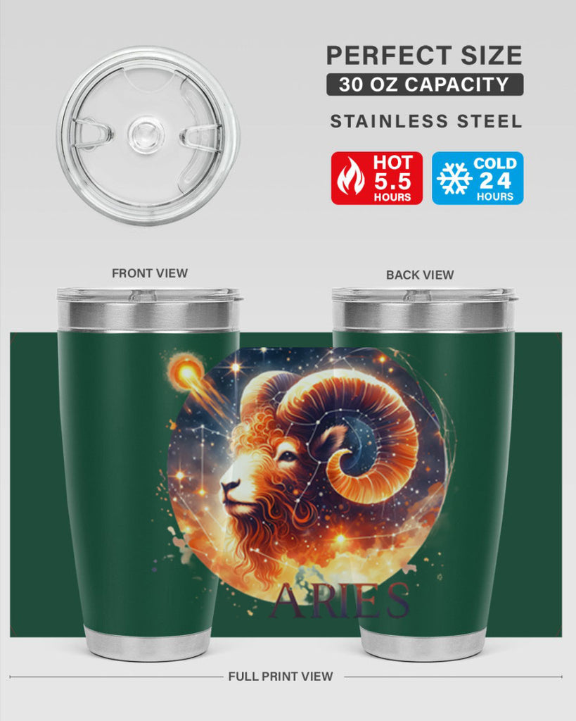 aries 130#- zodiac- Tumbler
