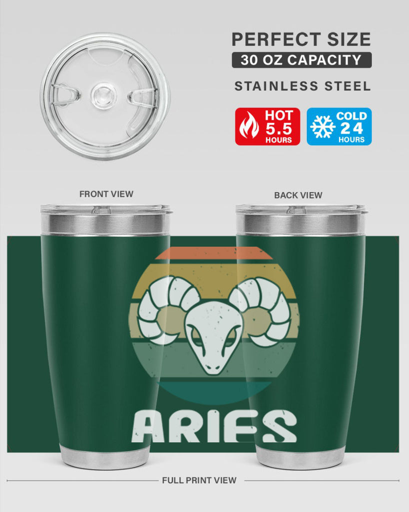 aries 134#- zodiac- Tumbler