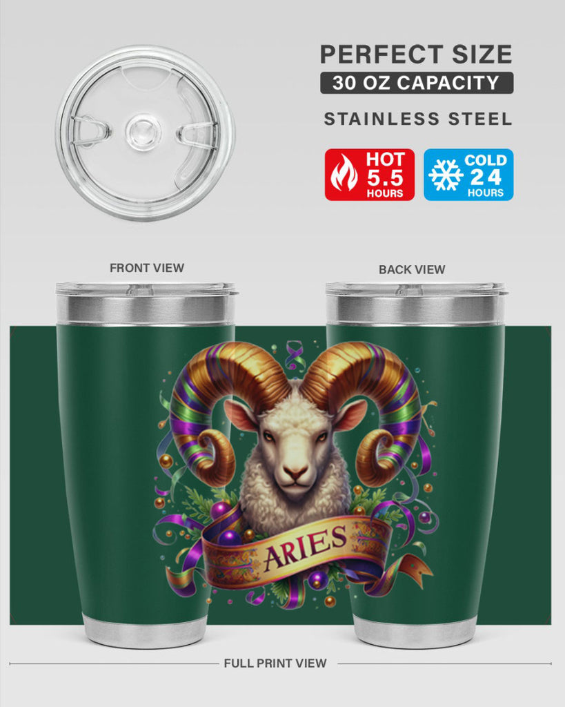 aries 136#- zodiac- Tumbler