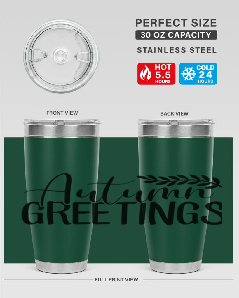 autumn greetings 13#- fall- Tumbler