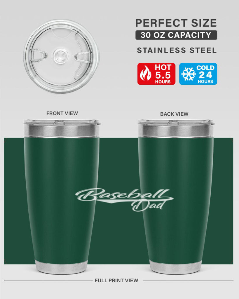 baseball dadk 49#- dad- Tumbler
