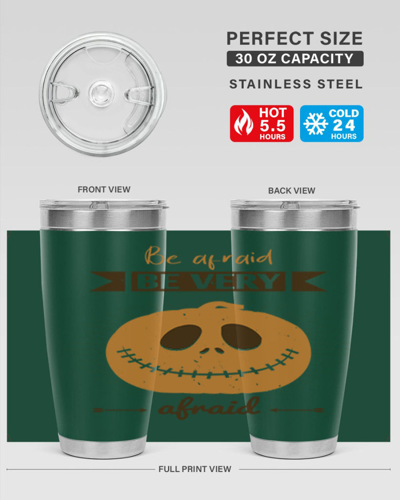 be afraid be very afraid 151#- halloween- Tumbler