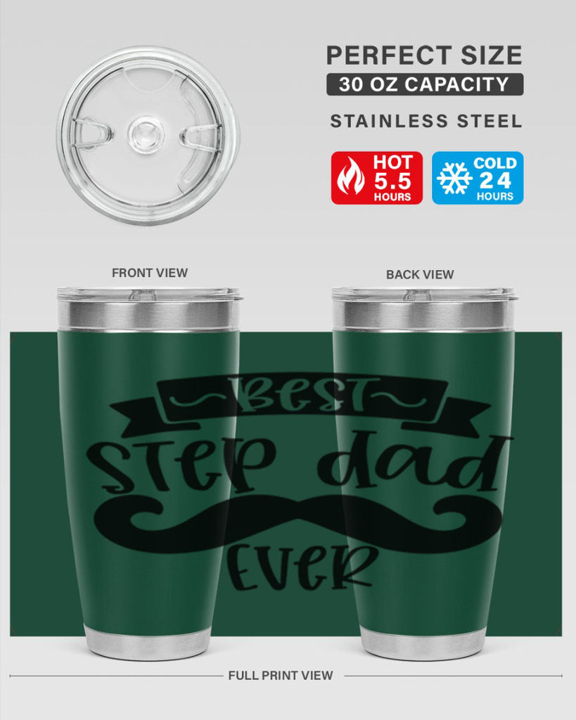 best step dad ever 70#- fathers day- Tumbler
