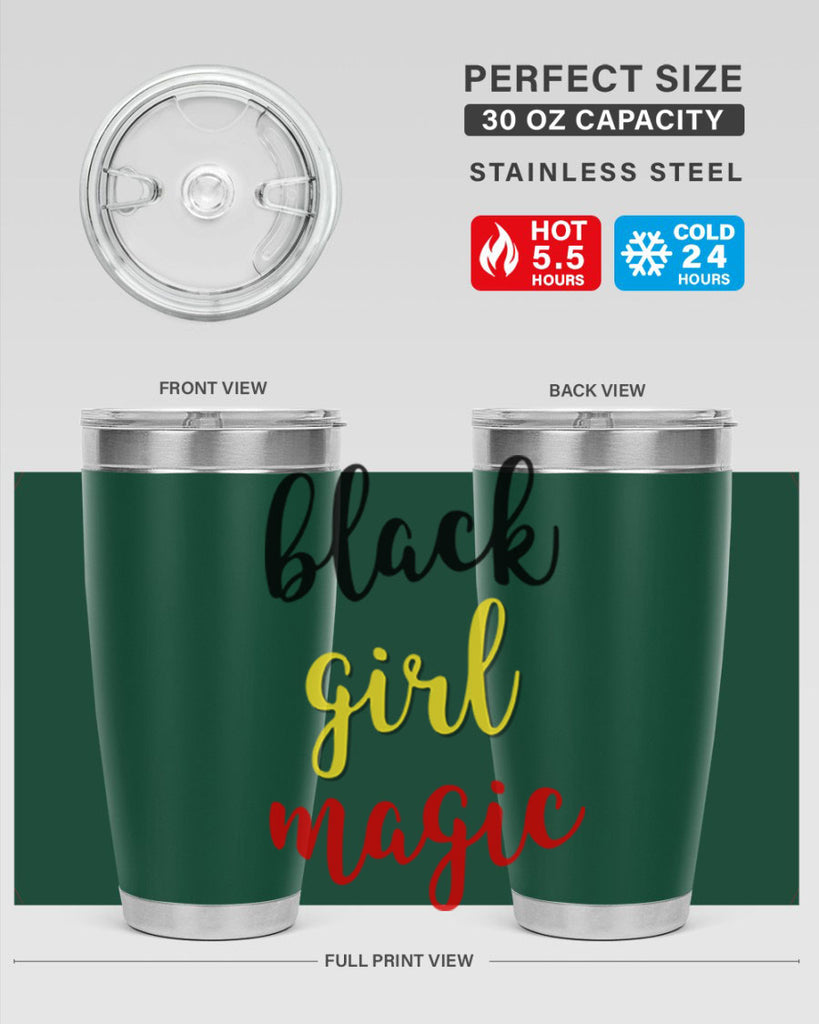 black girl magic color 246#- black words phrases- Cotton Tank