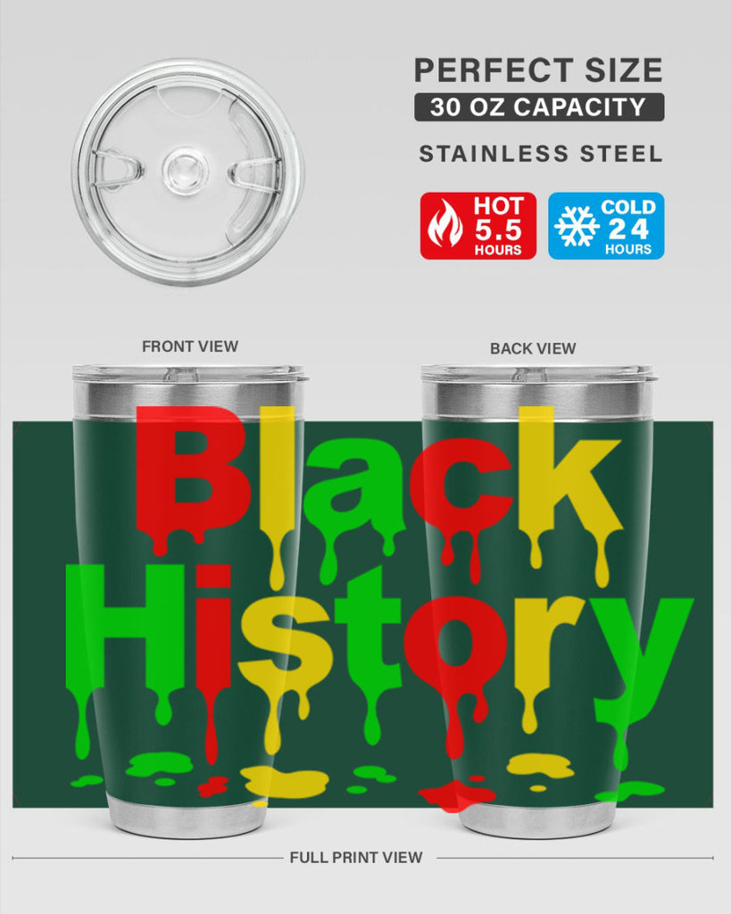 black history drip 241#- black words phrases- Cotton Tank