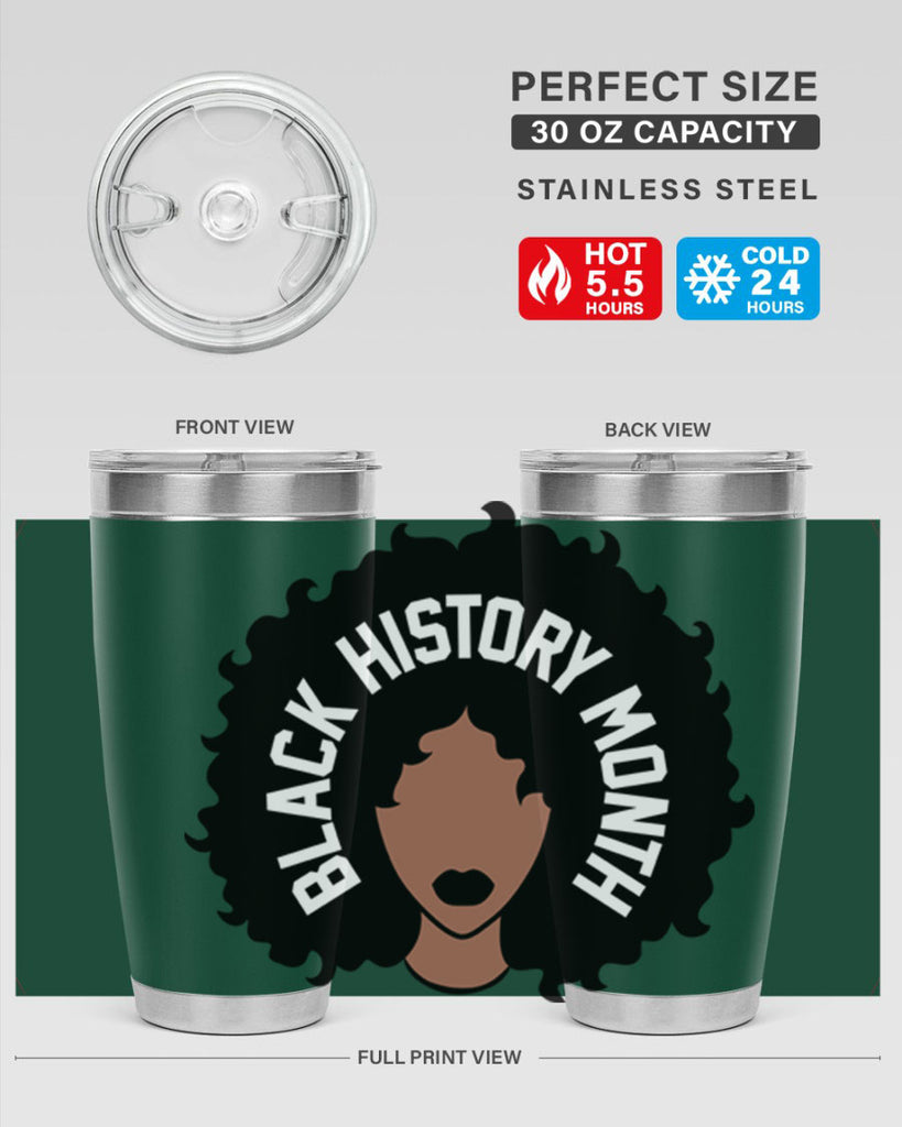 black history month afro woman 239#- black words phrases- Cotton Tank